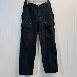 Duluth Trading Co Men Workwear Streetwear Cargo Canvas Pants Size 32X32 Rugged